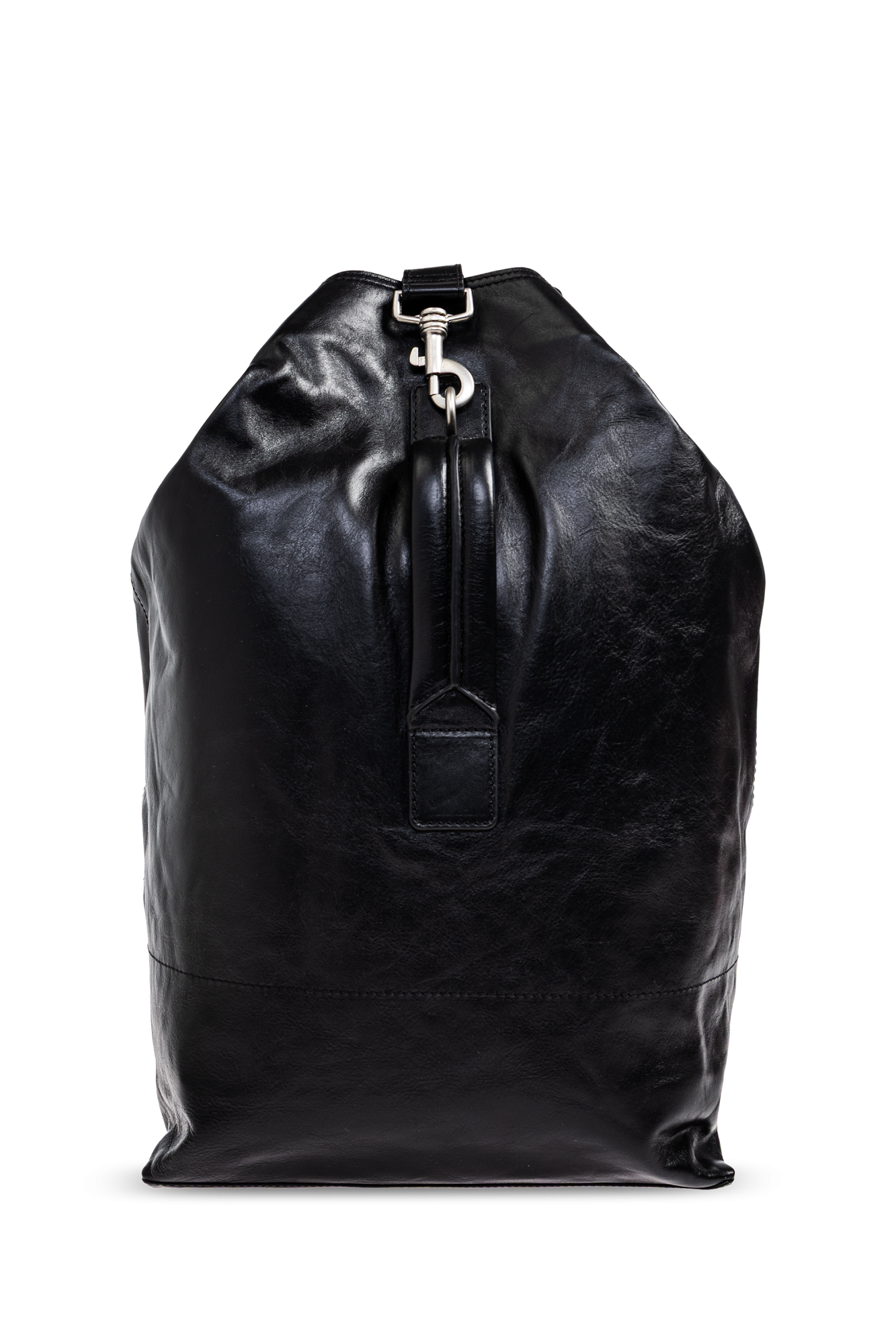 DRIES VAN NOTEN バックパック　リュック　レザーバッグ DRIES VAN NOTEN Convertible Snake-Effect Leather Backpack for Men